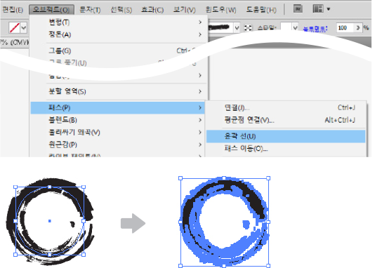 윤곽선